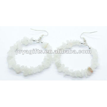 Rose Quartz Chip Gemstone Earring